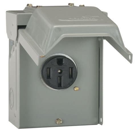 electrical box for 50 amp plug|50 amp 120 240 plug.